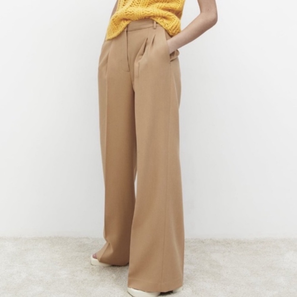 Zara wide leg trouser pant